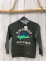 Preview: H&M Pullover  Gr. 110  kiwi Paiettenino weiße Schrift 
