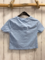 Preview: Zara  T-Shirt  Gr. 128  hellblau Törtchen Schrift 