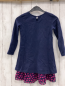 Preview: Happy Girls Kleid Gr. 116  blau pink Herzen 