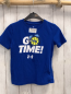 Preview: Under Armour  T-Shirt  Gr. 116  blau Wecker weiße Schrift 