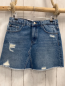 Preview: zara Rock Gr. 152  blau Jeans Bund verstellbar