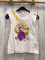 Preview: H&M T-Shirt  Gr. 134  weiß Rapunzel 