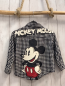 Preview: H&M  Hemd  Gr. 110  schwarz weiß kariert Micky Mouse 