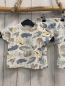 Preview: 2tlg  T-Shirt + Leggings  Gr. 74  weiß bunte Wilde Tiere 