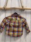 Preview: Cat & Jack  Hemd  Gr. 86  orange blau gelb türkis flieder kariert 
