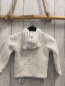 Preview:   Strickjacke  Gr. 92  weiß Kapuze mit ohren 