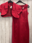Preview: 2tlg Comma Kleid + Jäckchen Gr. 36  rot