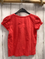Preview:   T-Shirt  Gr. 116  rot Schleife mit golden Glitzer + goldenen Pailetten 