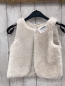 Preview: H&M  Weste  Gr. 110  weiß Plüsch 