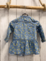 Preview: Zara Kleid  Gr. 80  hellblau gelb orange Blumen