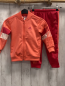 Preview: 2tlg Adidas  Jogginganzug  Gr. 98  orange rot weiß 