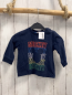 Preview:  Langarmshirt Gr. 74  blau bunte Schrift