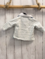Preview: Cyrillus  Langarmshirt  Gr. 68  weiß grüne Streifen Polokragen