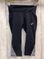 Preview: Asiscs  Sportleggings  Gr. 152  schwarz + hellblau mit grauem Wabendruck 