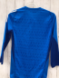 Preview: Adidas Sportshirt Gr. L blau weiße Streifen Langarm