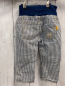 Preview: Steiff  Hose  Gr. 80  blau weiße Streifen blauer Bund 