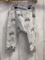 Preview: Bellybutton  Jogginghose  Gr. 80  hellgrau graue Traktoren + grauer Streifenbund 