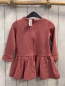 Preview: Mayoral  Kleid  Gr. 98  rot weiß meliert + goldene Glitzerpunkt 