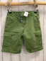Preview: Jako-o  Shorts  Gr. 134  oliv aufgesetzte Taschen blau bunte Kordel