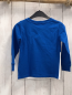 Preview: H&M Langarmshirt Gr. 98  blau weiß Pailettendino