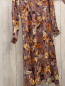 Preview: Deerberg  Kleid  Gr. S lavendel mais orange weiße Blumen burgunder Blätter 