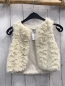 Preview: H&M  Weste  Gr. 110  weiß Fell 
