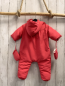 Preview: 2tlg jacadi Winteroverall + Handschuhe Gr. 62  himbeerton