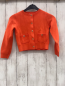 Preview: Jacadi  Strickjacke Gr. 116  orange goldene Knöpfe 