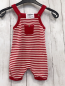 Preview: Alana  Playsuit Gr. 68  rot weiße Streifen 