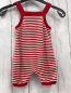 Preview: Alana  Playsuit Gr. 68  rot weiße Streifen 
