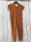 Preview: H&M  Jumpsuit Gr. 104  orange Struktur weiße Punkte 