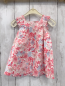 Preview: Zara  Kleid  Gr. 74  weiß rosa hellblau hellgraue Blumen 