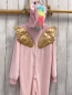 Preview: H&M Nickyoverall Gr. 122/128  rosa mint Einhorn 