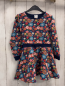 Preview: Boboli  Kleid  Gr. 116  blau bunte Blumen 