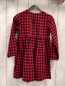 Preview: Chicco Kleid Gr. 110  rot schwarz kariert