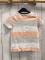 Preview: Chicco  T-Shirt  Gr. 104  weiß orange hellgraue Streifen Tiger Schrift 