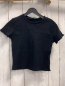Preview: Benetton  T-Shirt  Gr. 110  schwarz Rippen kurz geschnitten