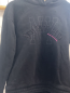 Preview: Cars Jeans  Pullover  Gr. 146  schwarz Kapuze Schrift