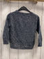 Preview:  Pullover Gr. 98  blau weiß meliert Schneemann Strick