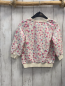 Preview:   Pullover  Gr. 98  weiß rot rosa Blumen schwarze Glitzerschrift 