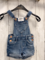Preview: H&M Latzshorts  Gr. 92  blau Jeans Herztasche 
