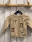 Preview:   Pullover  Gr. 86  sand Strick Bär + Rehköpfe 
