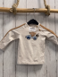 Preview: Name it Langarmshirt Gr. 68  beige brauner Streifen Hund