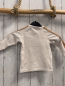 Preview: Name it Langarmshirt Gr. 68  beige brauner Streifen Hund