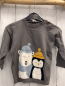 Preview: H&M  Pullover  Gr. 86  grau Strick Eisbär Pinguin 