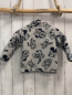 Preview: Disney  Teddyjacke  Gr. 86  hellgrau schwarze Micky Mouse Köpfe 