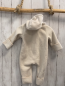 Preview: H&M  Overall Gr. 62  beige Fleece Kapuze 
