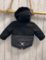 Preview:   Winterjacke  Gr. 74  schwarz grau Kapuze mit Fellbund 