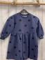 Preview: H&M Kleid  Gr. 98  lila schwarze Herzen 