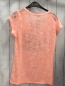 Preview: Guess  T-Shirt Gr. XL  orange goldener Blaken mit Schrift + silber Steinen 